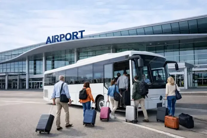 Hurghada Flughafen Luxor 40 Sitzplätze Bus