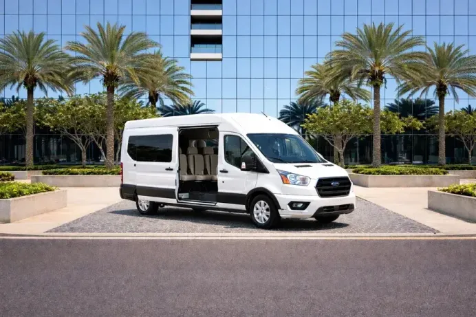 Mauritius Airport Flic En Flac 9 Seated Minibus